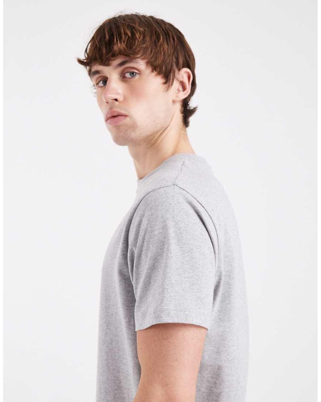 ASOS Gray Essentials Regular Fit T-shirt for men