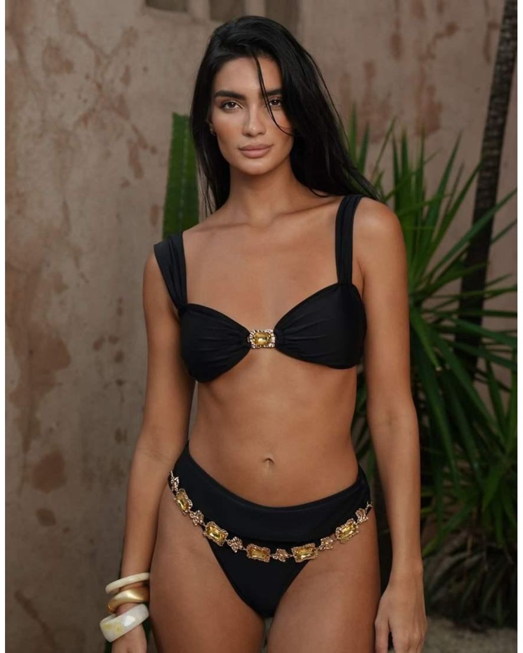 Moda Minx Brown X Zoe Servini Bralet Bikini Top