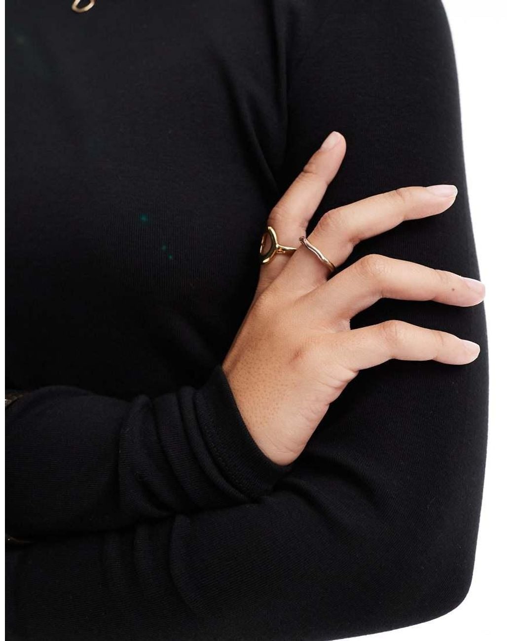 ONLY Black Long Sleeve Top