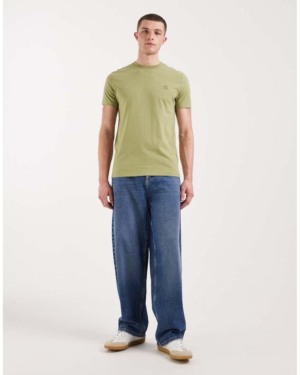 Timberland Green Dunstan River Short-Sleeve T-Shirt for men