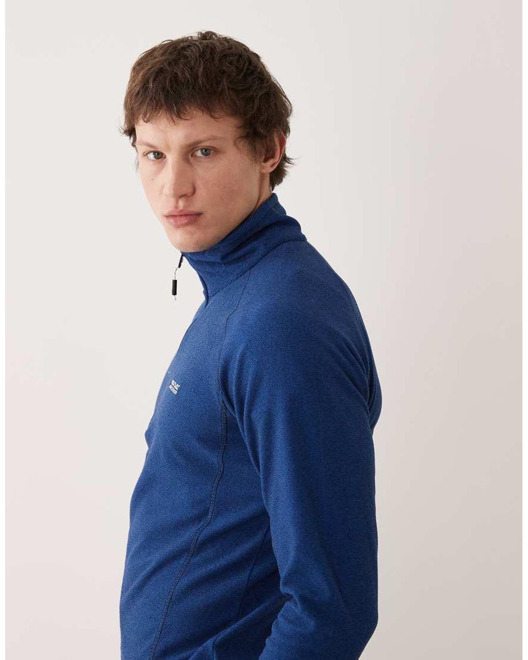 Regatta Blue Montes Lightweight Half Zip Fleece for men