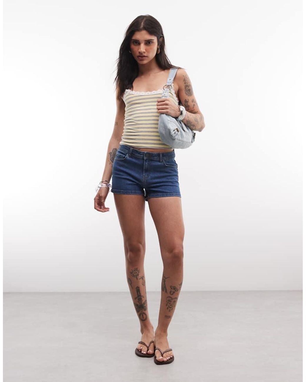 Noisy May Blue Mico Short
