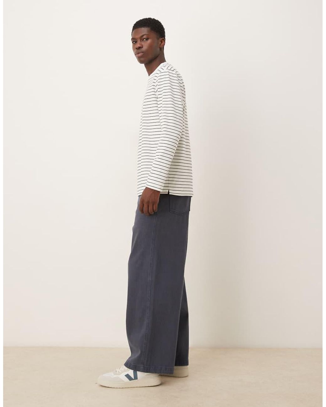 ASOS Blue Co-Ord Extreme Baggy Jeans for men
