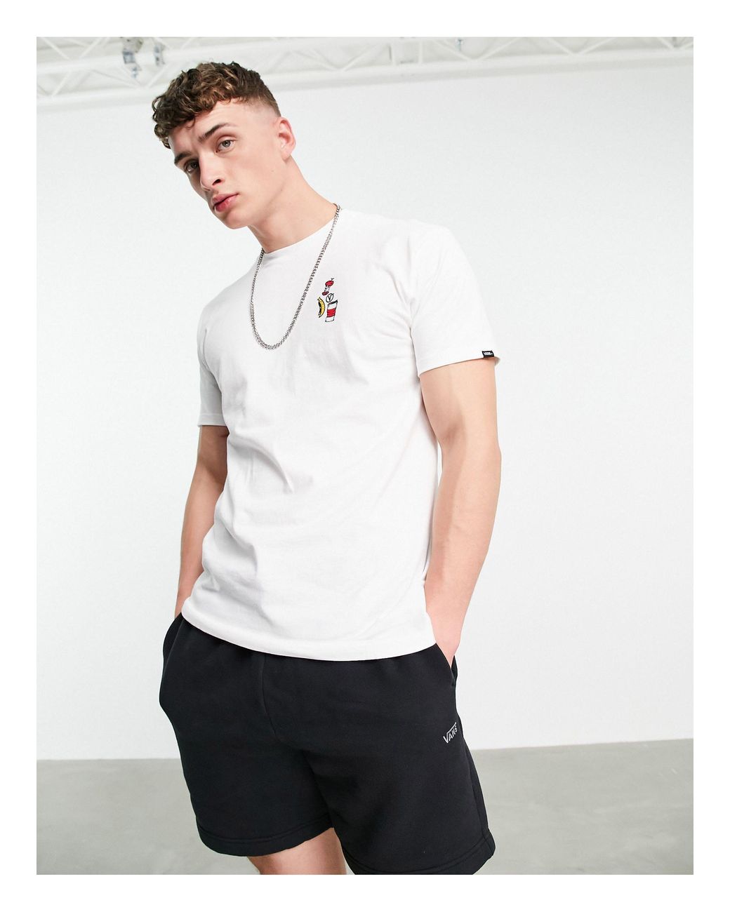 Vans Grim Pick Up T-shirt in White for 