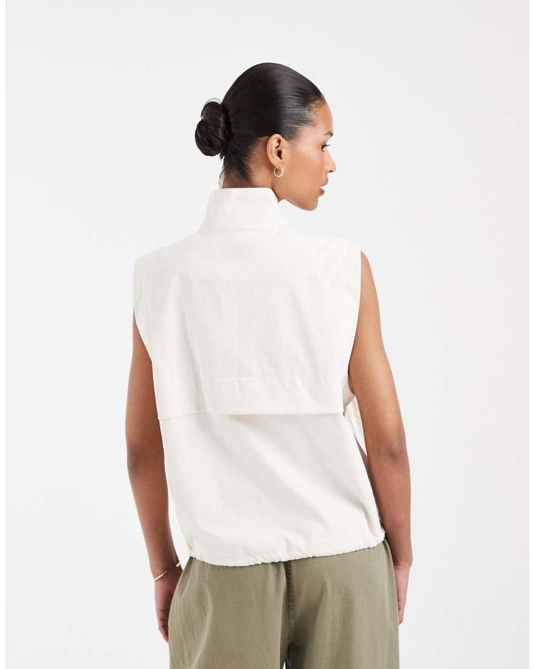 JJXX Natural Funnel Neck Gilet