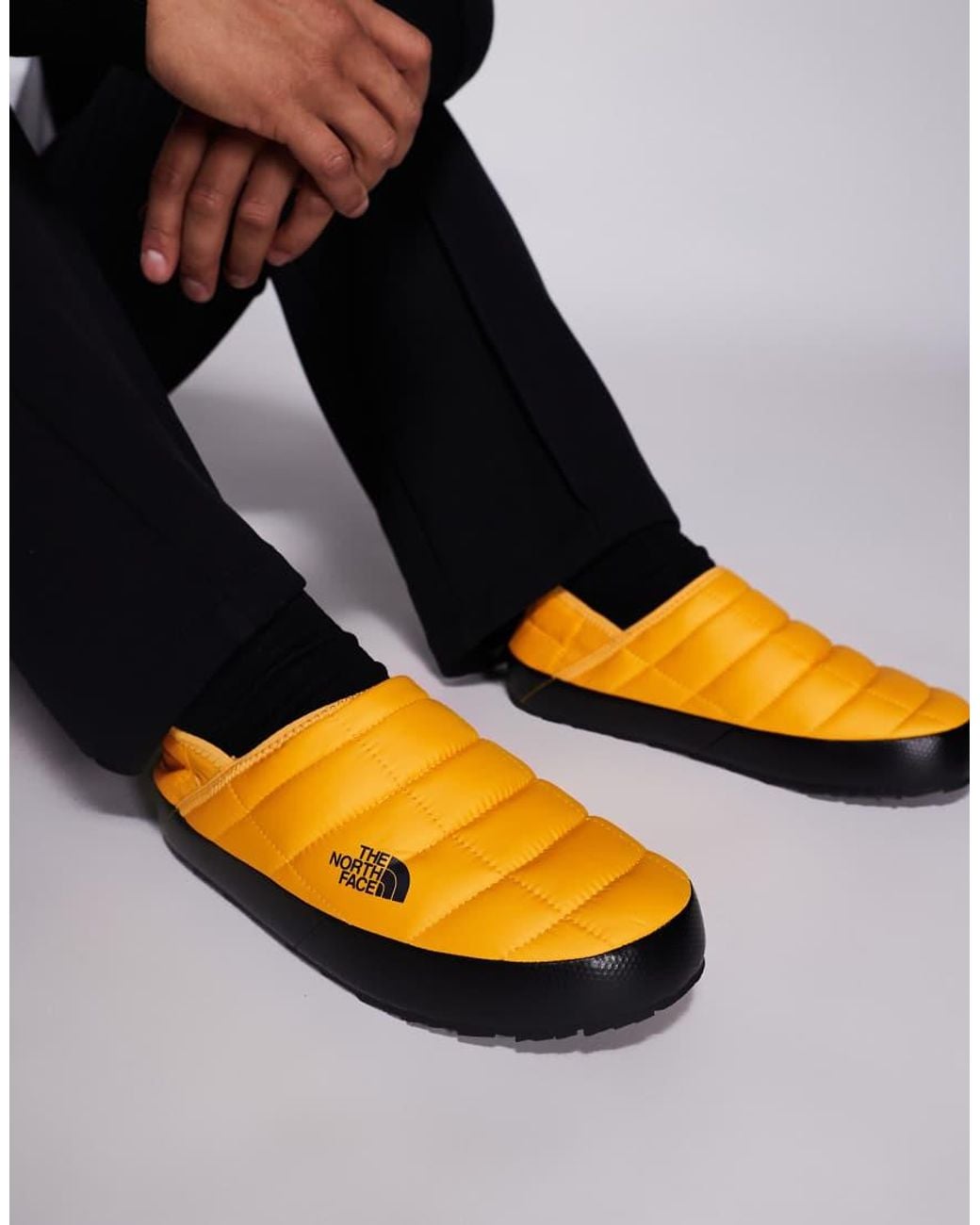 The North Face Orange Thermoball Traction Mules for men