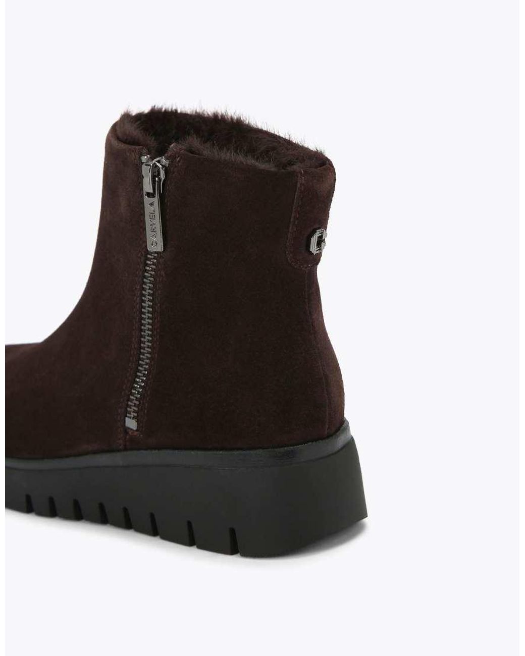 Carvela Kurt Geiger Black Bello Zip Ankle Boots