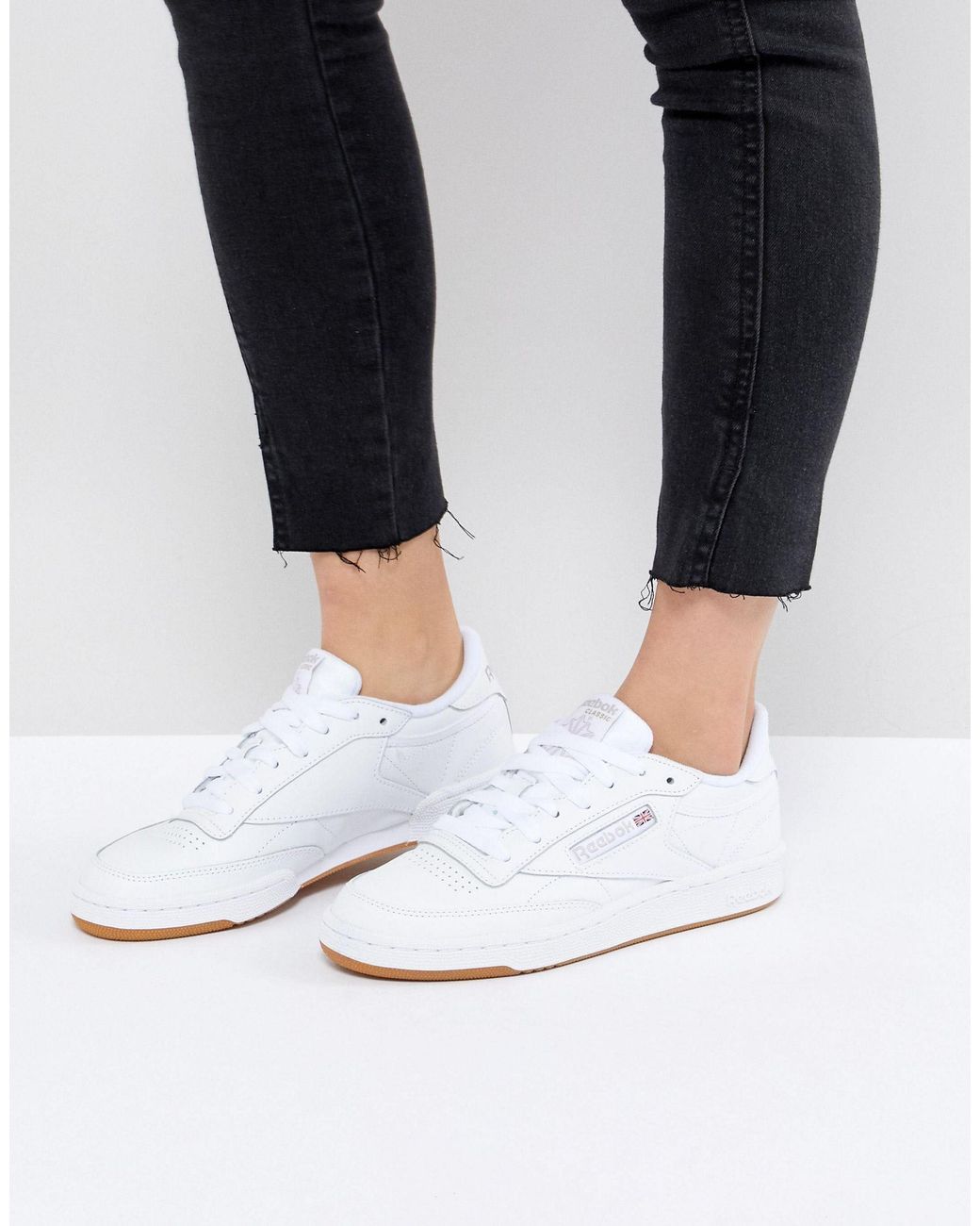 reebok floral trainers