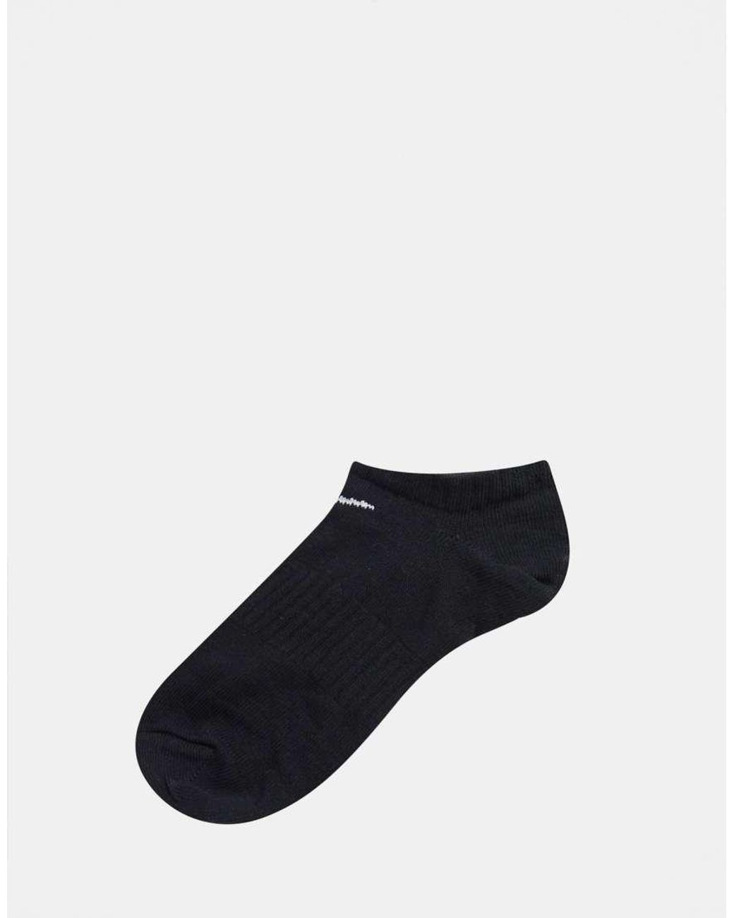 Nike Black 3 Pack Unisex Trainer Socks for men