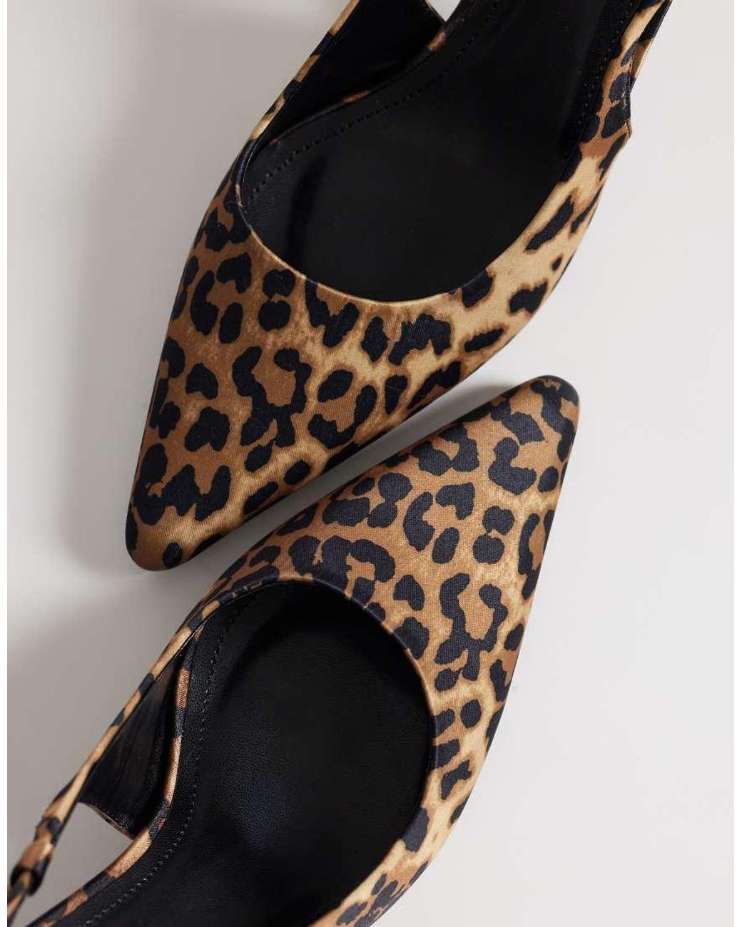 Public Desire White Salsa Sling Back Kitten Heels