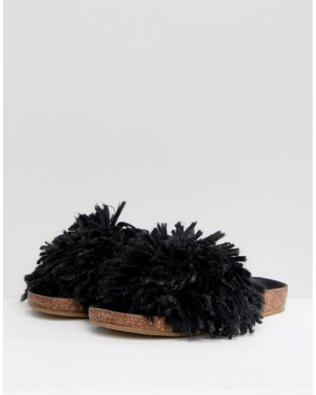 Ugg cindy cheap shaggy slides