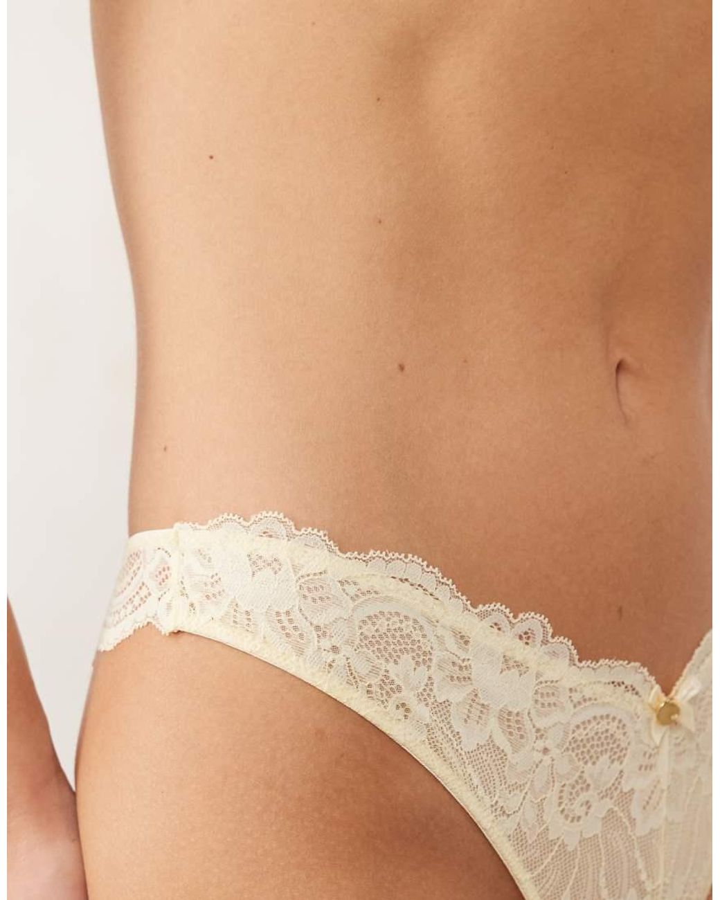 Boux Avenue Natural Aliyah Lace Thong