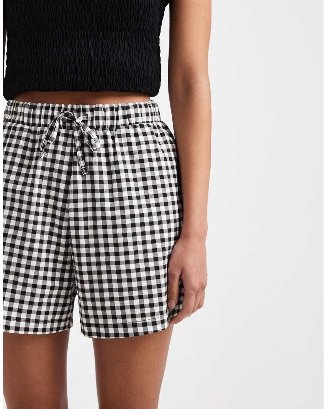 Threadbare Black Jersey Pull On Shorts With Drawstring