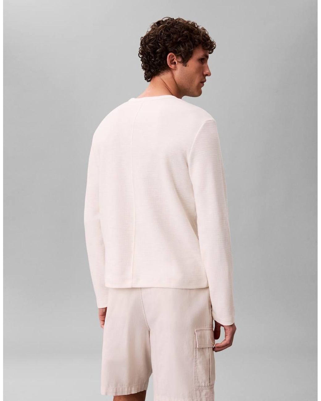 Calvin Klein Multicolor Cotton Long Sleeve T-shirt for men