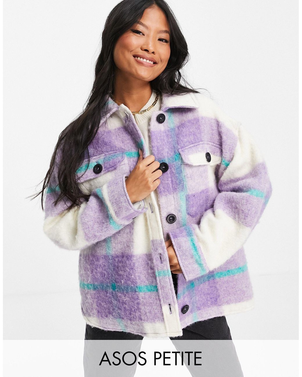 petite long shacket