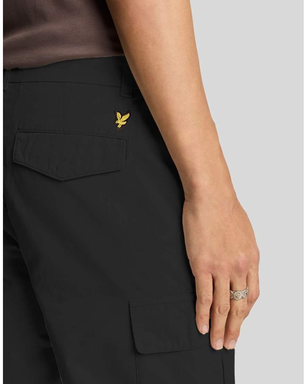 Lyle & Scott Blue Trousers Cargo Pocket Trouser for men