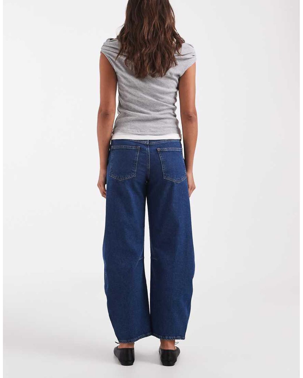 Gap Blue Barrel Fit Jeans