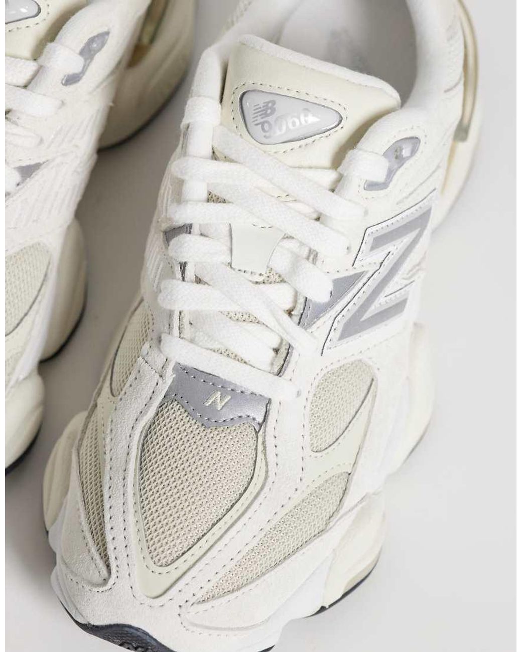 New Balance White 9060 Sneakers