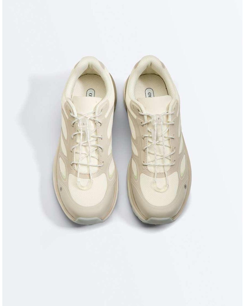 Oysho White Multi-Piece Contrast Freetime Trainers