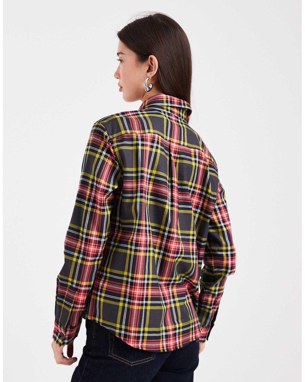 Fred Perry Red – hemdbluse mit schottenkaro