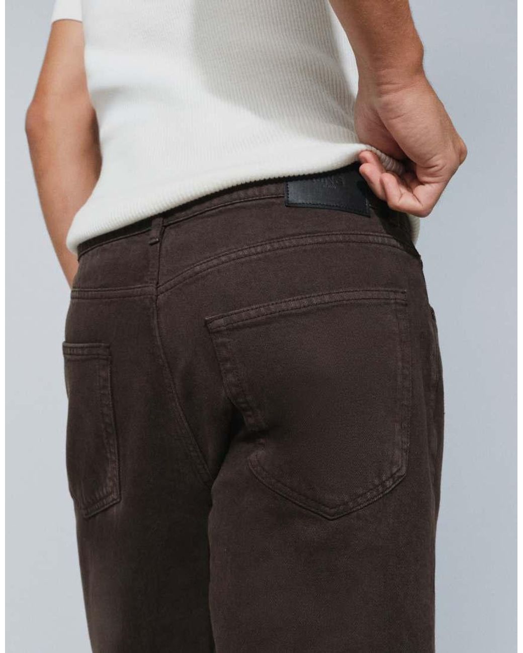 Mango Gray Bob Tapered Jean for men