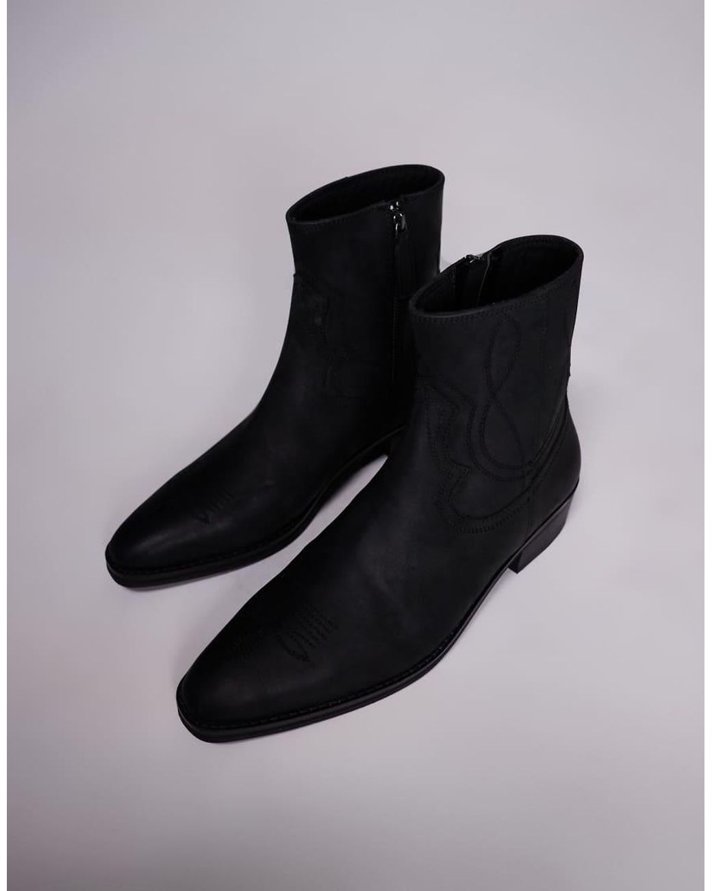 ASOS Blue Cuban Boot for men