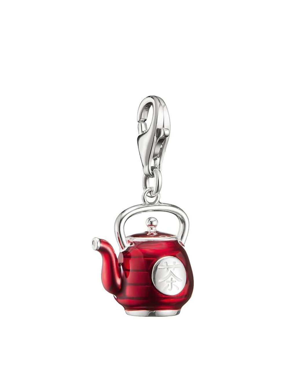 Thomas Sabo Red Charm Pendant Teapot Original