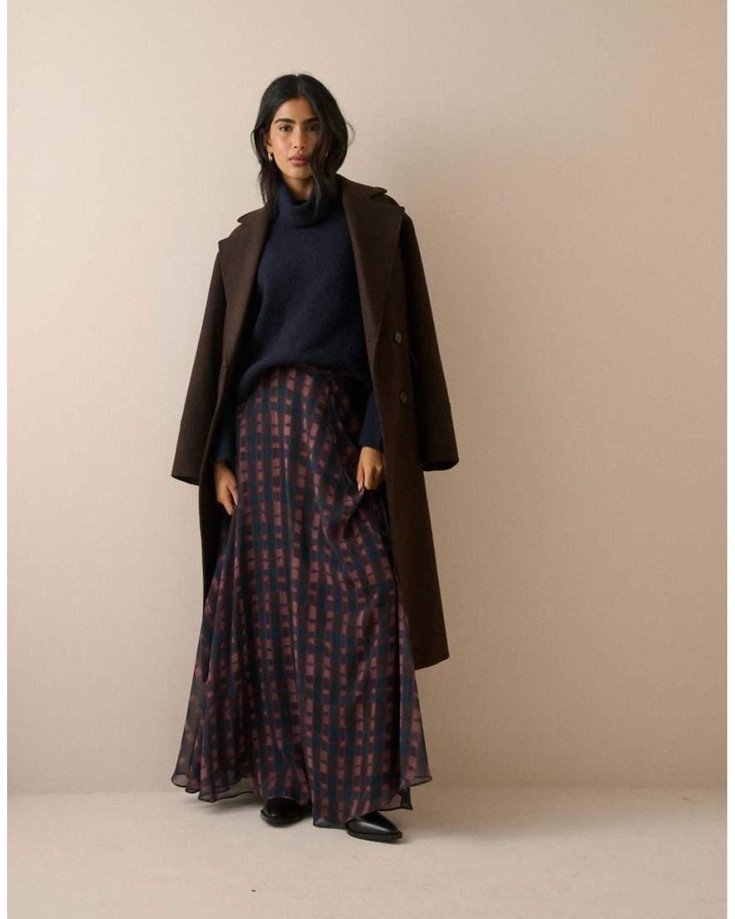 Nobody's Child Blue Roll Neck Oversized Jumper