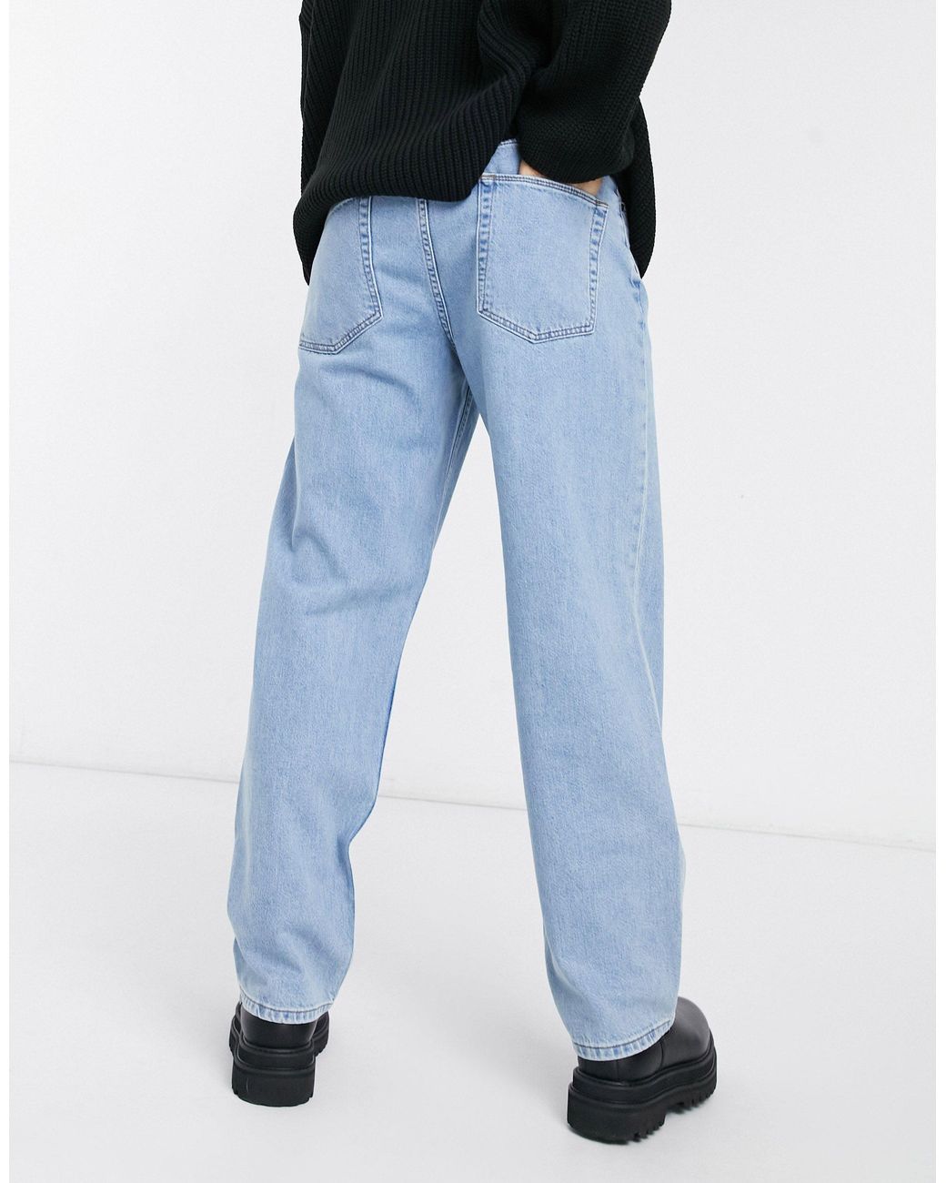 Asos Jeans baggy cr\u00e8me Aspect de jeans Mode Jeans Jeans baggy 