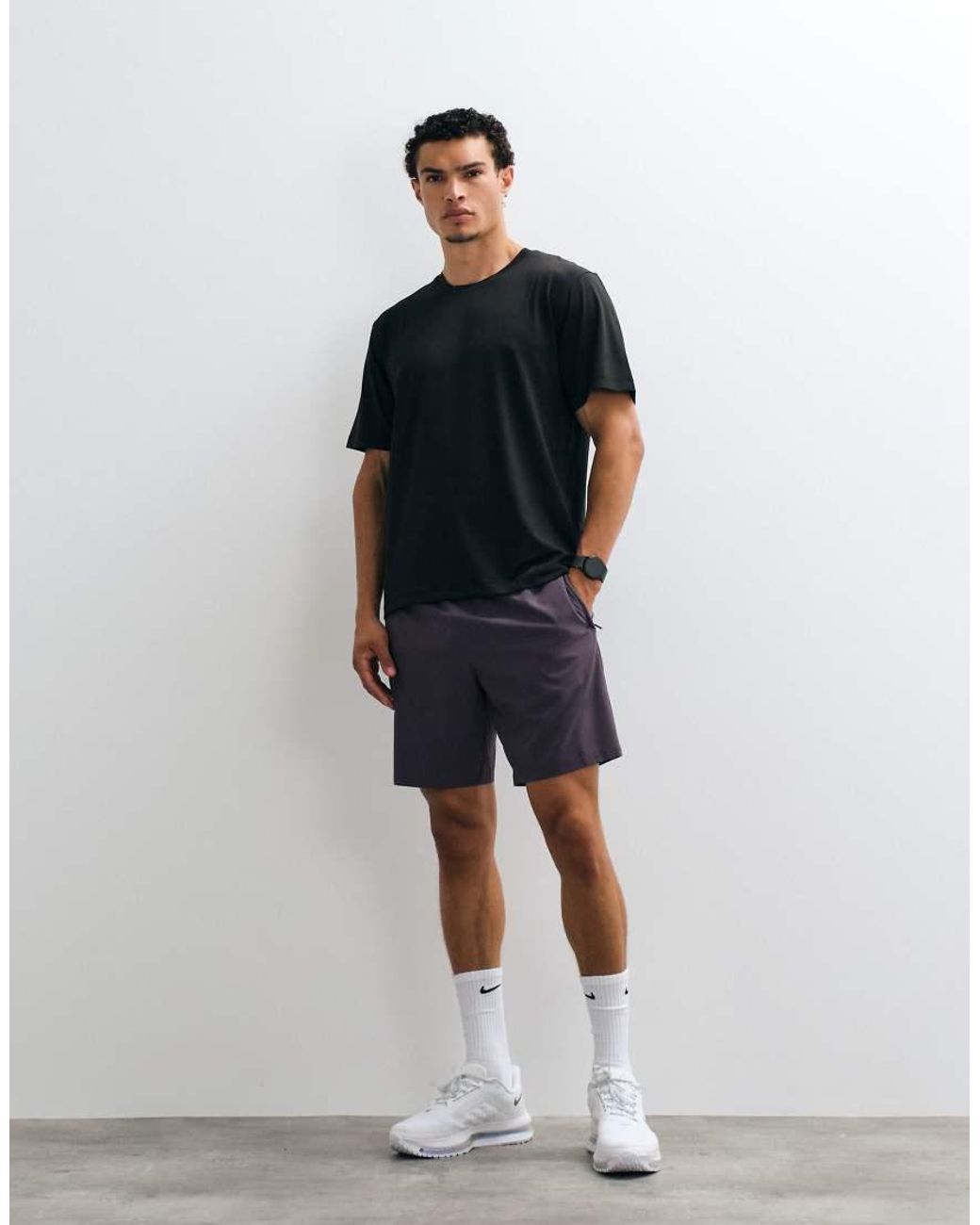 Jack & Jones Black Sports Breathable Training T-shirt for men