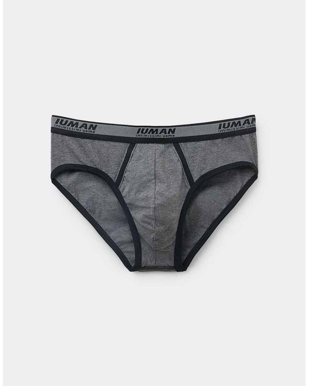 Intimissimi Green Superior Cotton Briefs With Logo for men