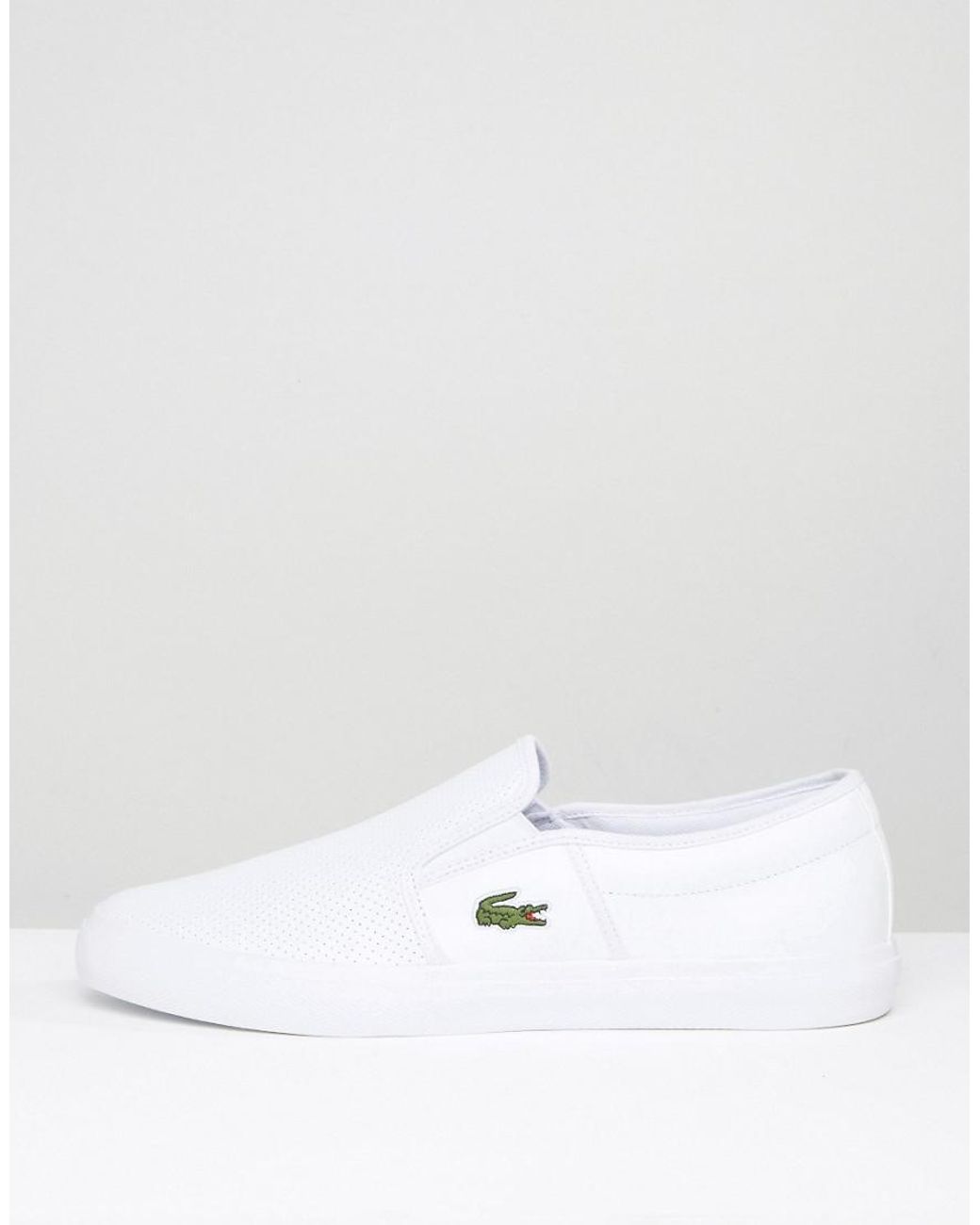 Lacoste gazon white discount