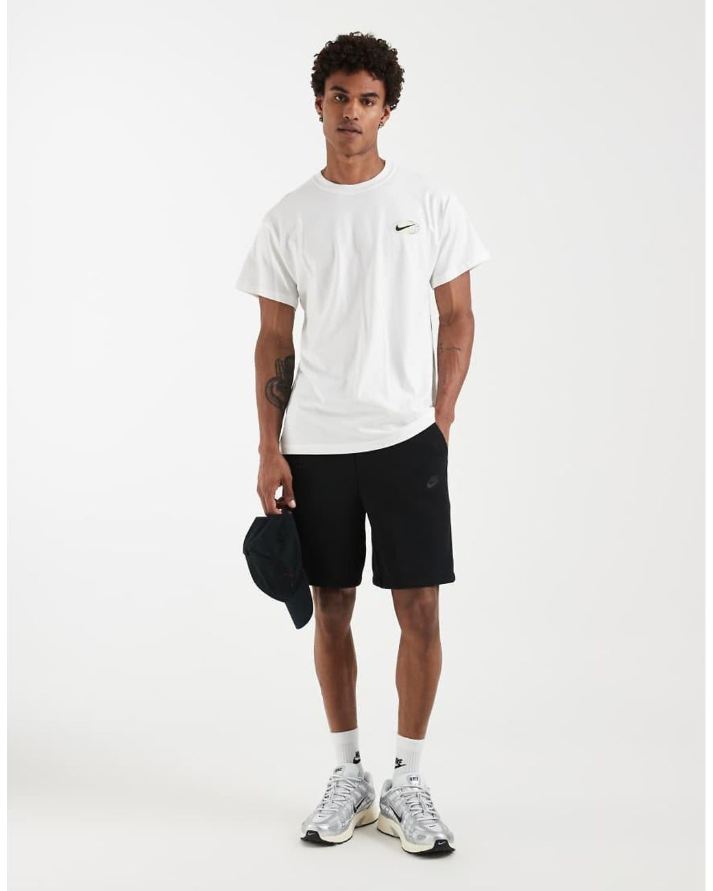 Nike White Athletic Back Graphic T-shirt for men