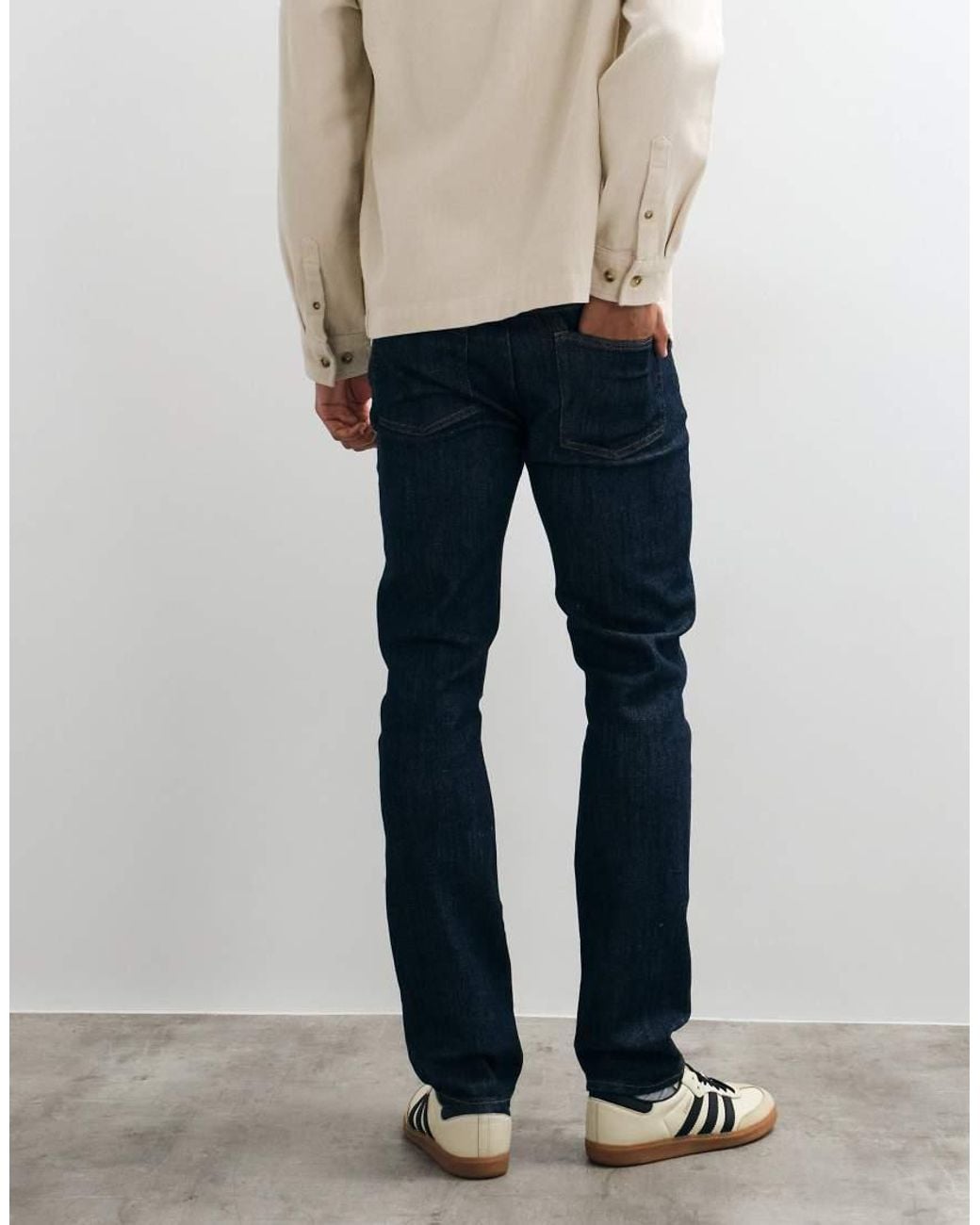 Gap Blue Softmax Denim Skinny Fit Jeans for men