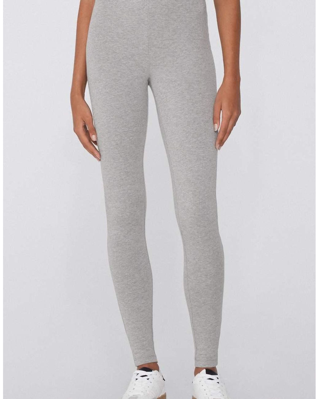 Tezenis Gray Thermal Cotton Leggings