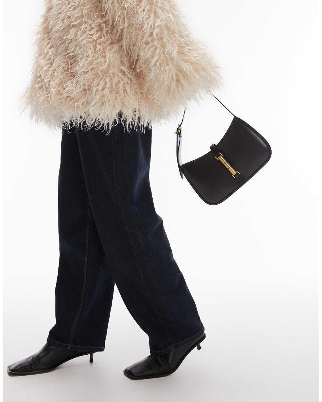 Charles & Keith Natural Cesia Shoulder Bag