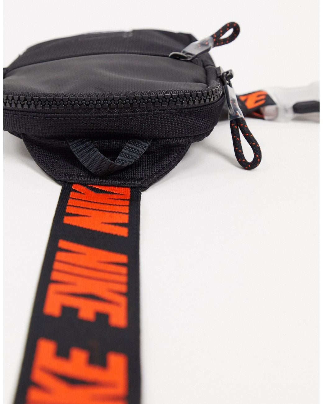 nike advance crossbody bag in triple black