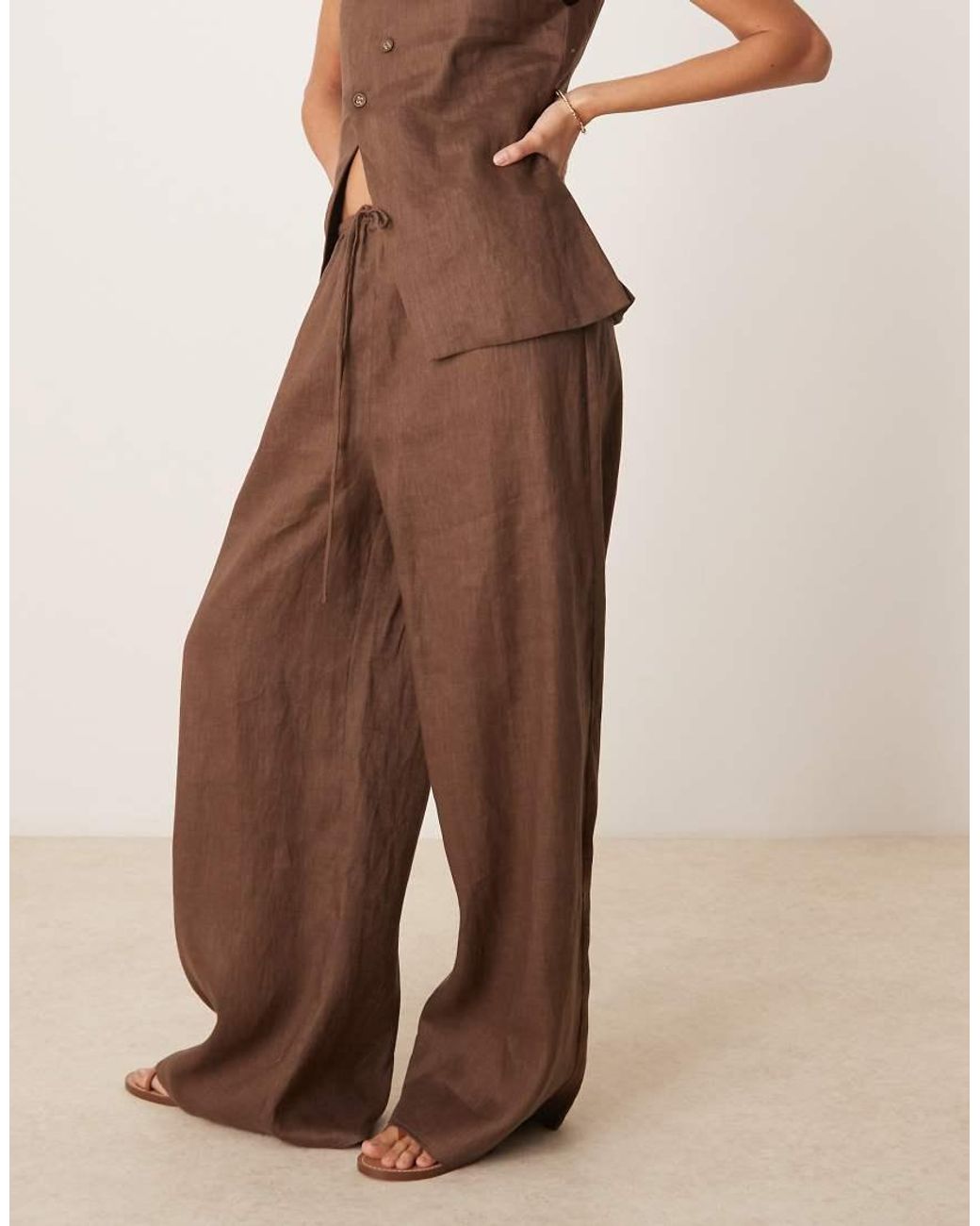 Vrg Grl Natural Raya Inen Pants