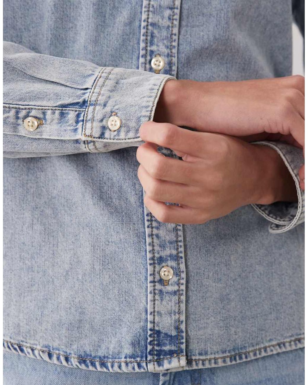 JJXX Blue Denim Shirt