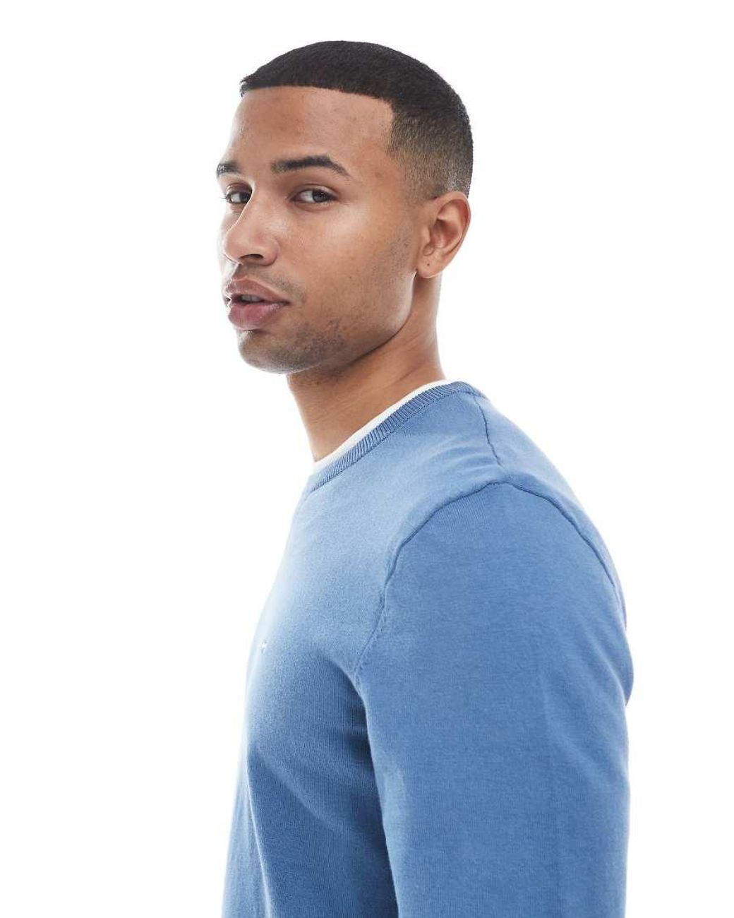Levi's Blue Lightweight Batwing Logo Knit Jumper for men