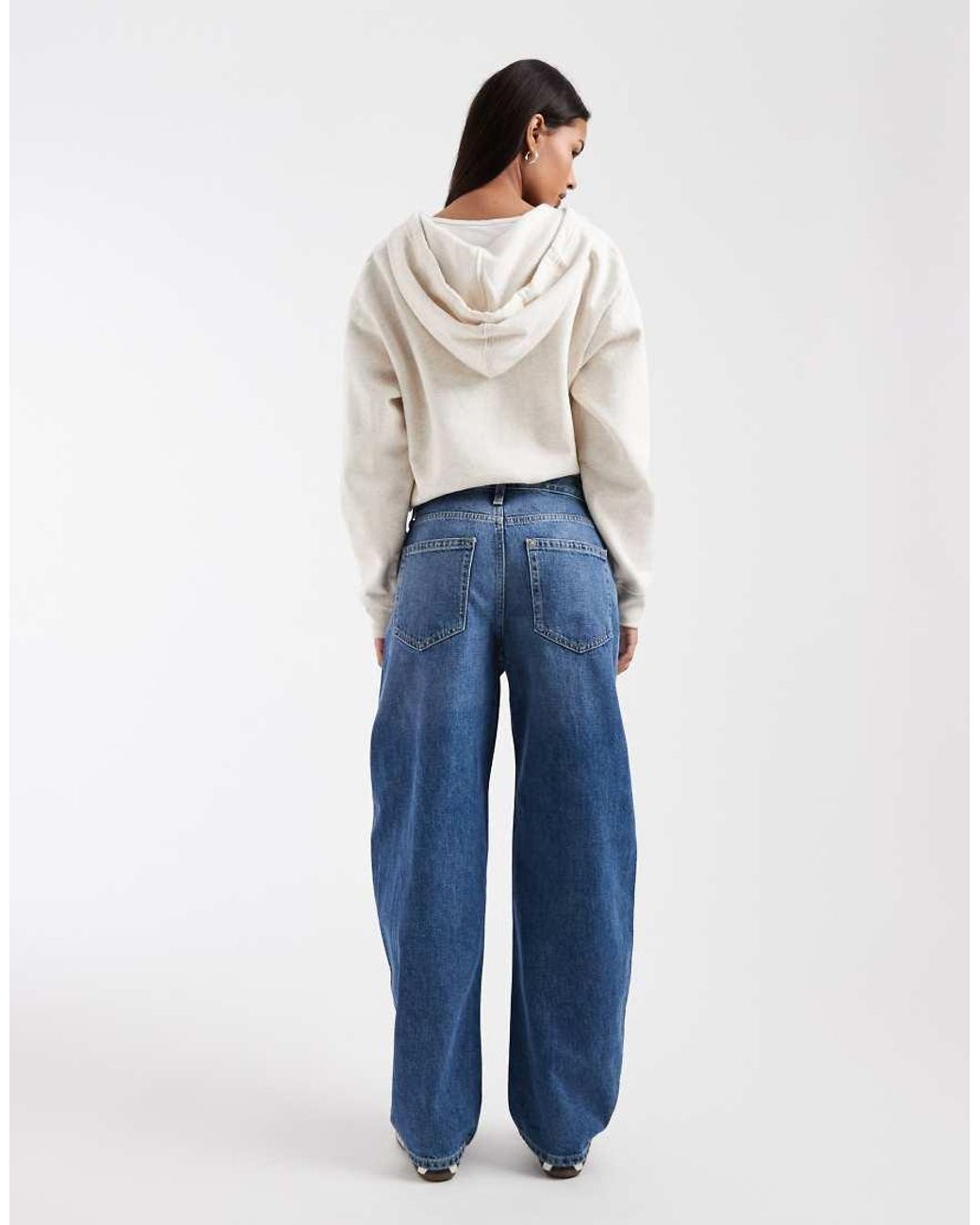 Gap Blue Barrel Leg Jeans