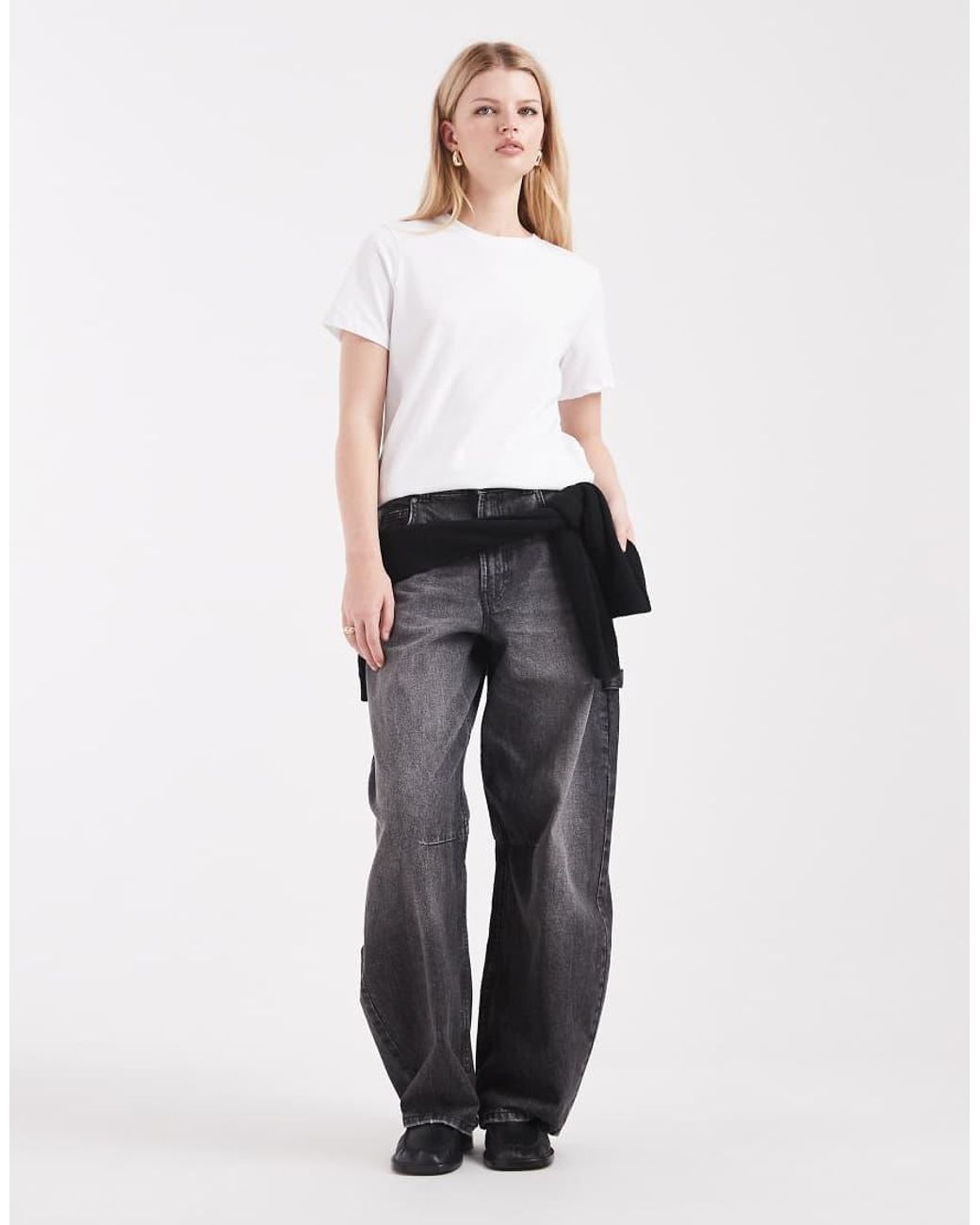 Pieces White Boxy T-Shirt