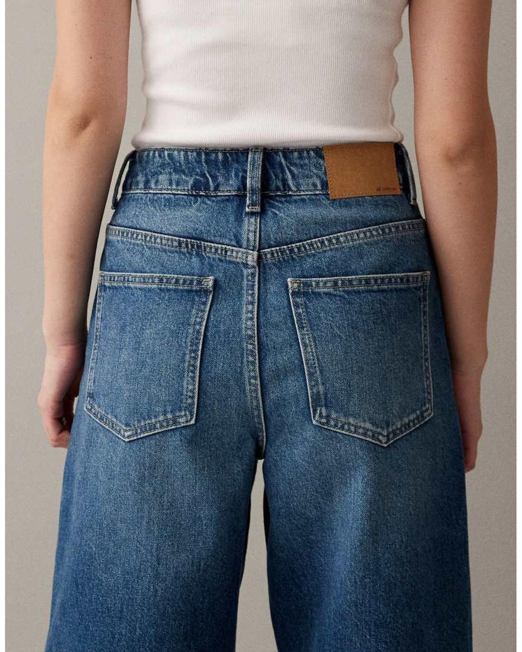 ASOS Blue baggy Bermuda Short
