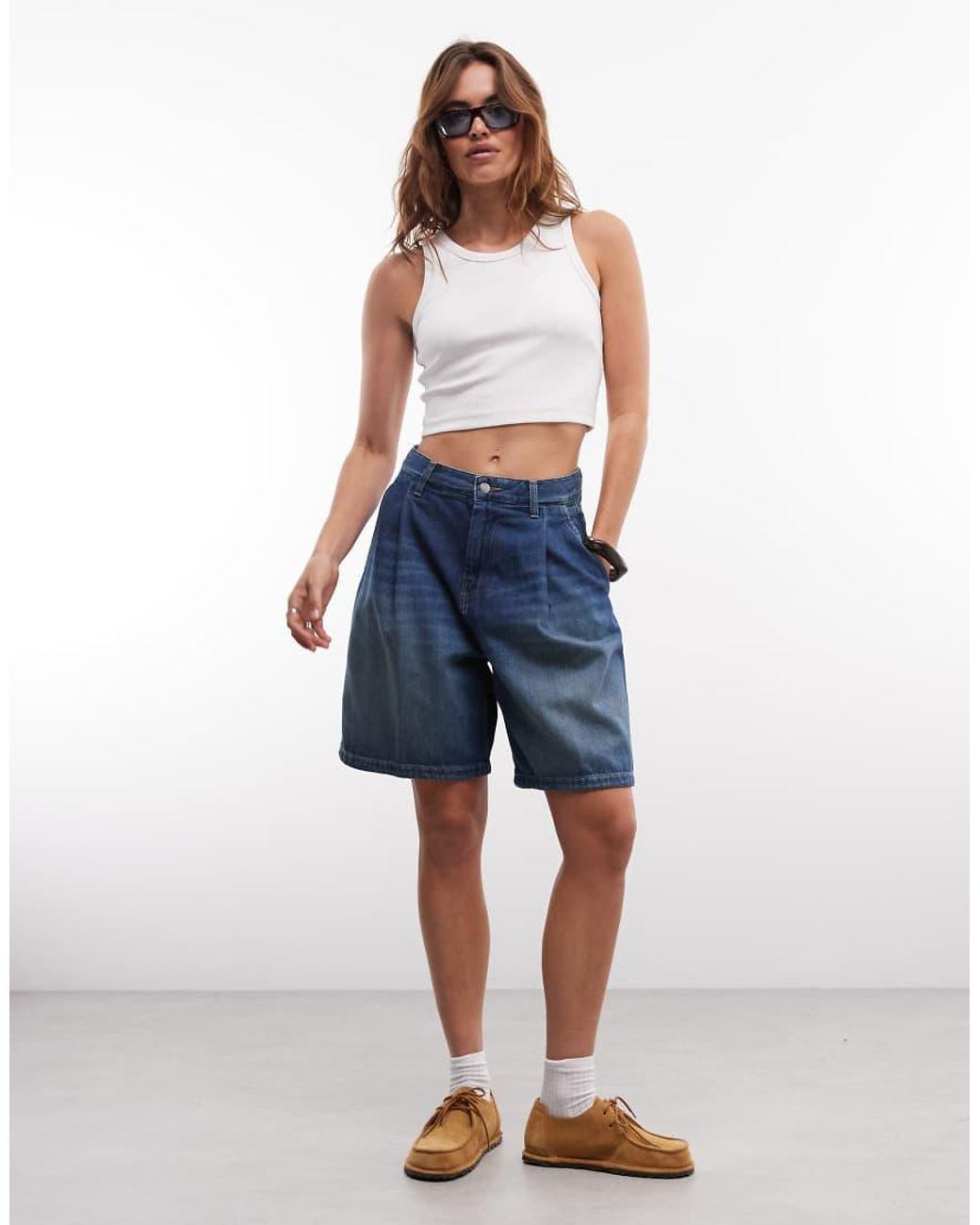 Carhartt Blue Alta Loose Fit Shorts