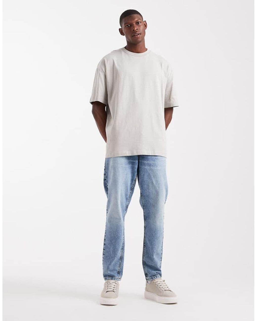 ASOS White Relaxed T-Shirt With Street Graphic for men