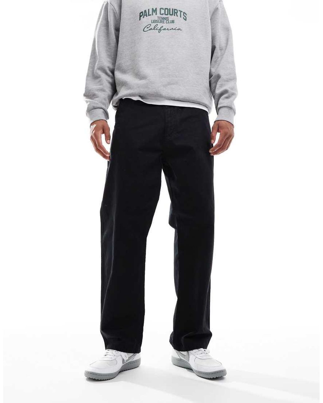 Jack & Jones Gray Loose Fit Worker Trouser for men
