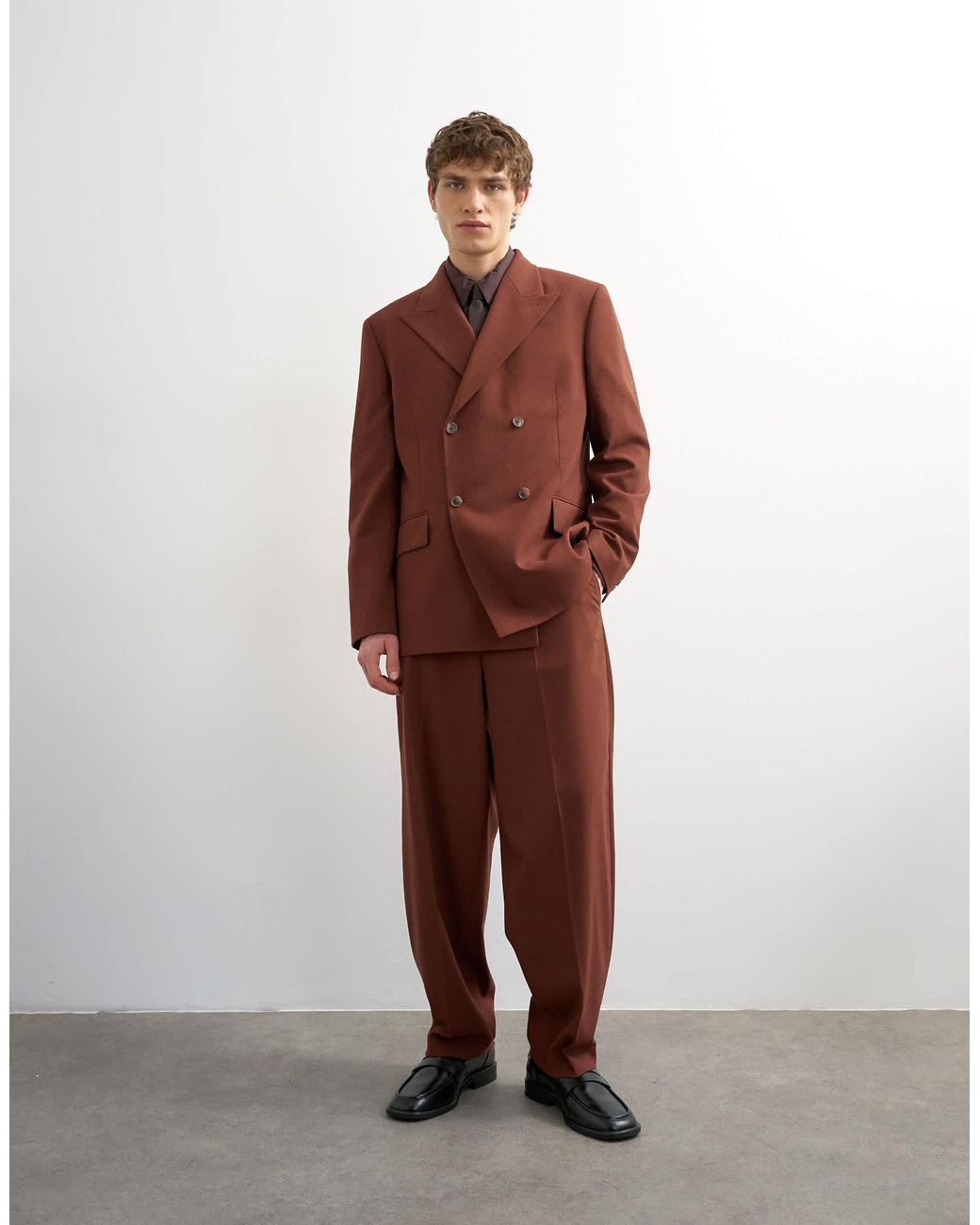 Veste Topman pour homme en coloris Brown
