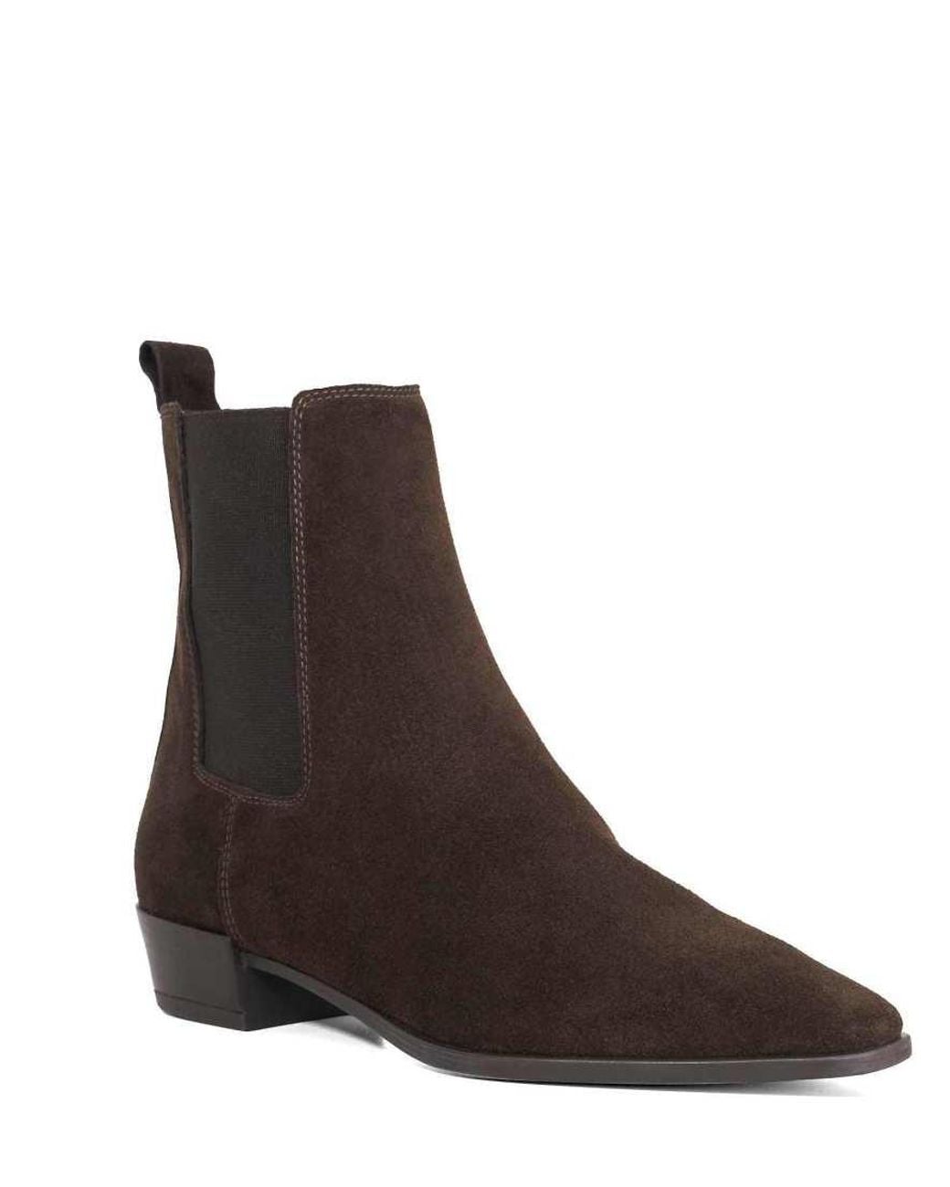 Dune Brown Parkas Ankle Boots