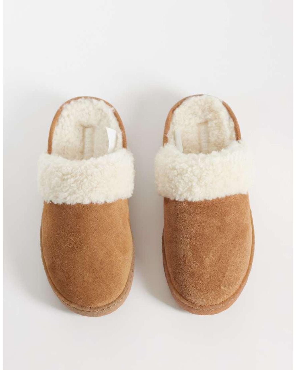 Sorel White Nakiska Sherpa Lined Slippers