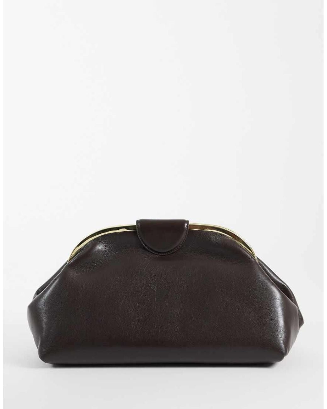 Mango Black Pouch Clutch Purse